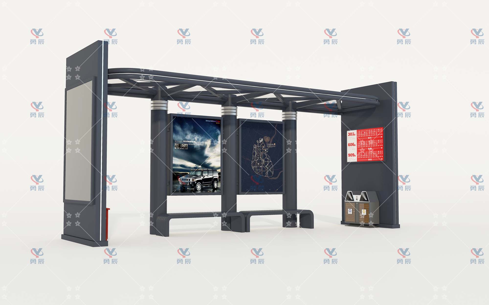 現(xiàn)代候車亭YCHS-010